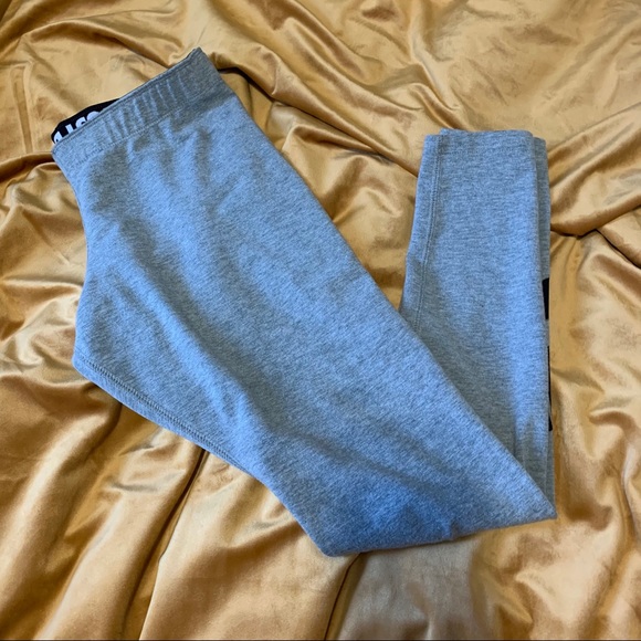 Nike Leg A See Leggings Small Logo Grey Swoosh - Picture 4 of 8